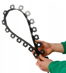 Bordură din plastic 40mm 20m cu știfturi Elasteo