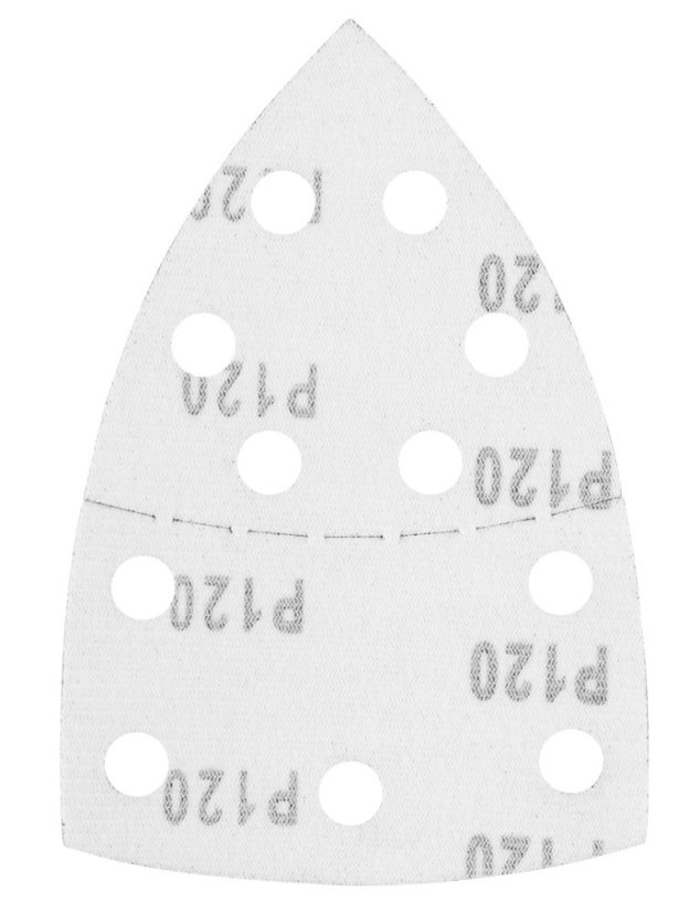 Velcro brusni papir, željezo 102 x 152 mm, P120, 5 kom, s 11 rupa 58T304