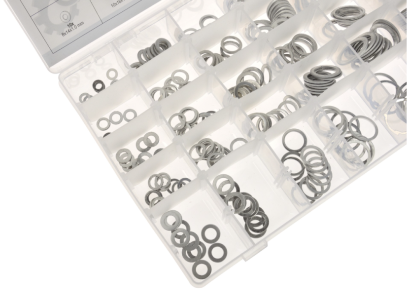 Aluminium-Unterlegscheibensatz 300Stück G02824