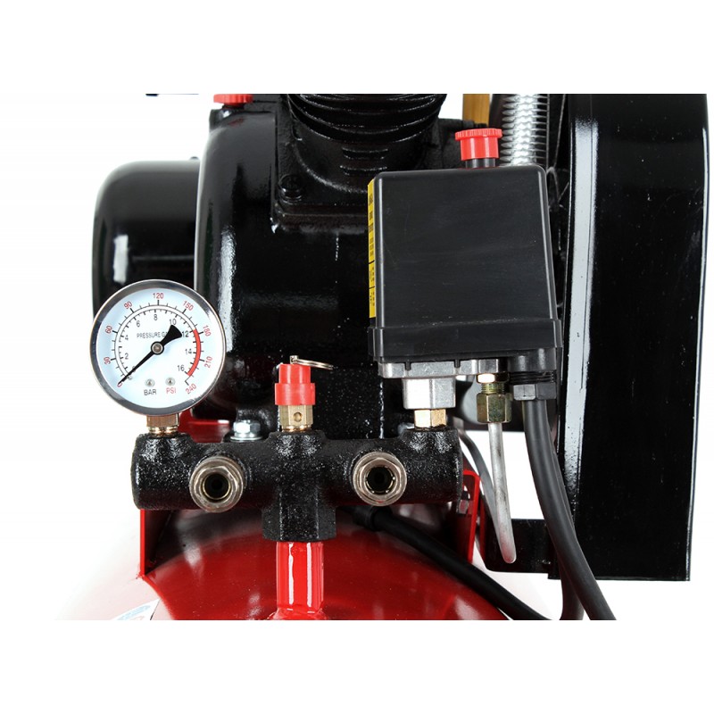 Kompresszor 200 l olaj 2 dugattyús KD1473 + elválasztó