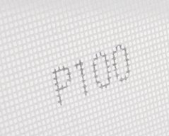 Mreža za mljevenje bijela 115 x 280 mm, P100 58T142