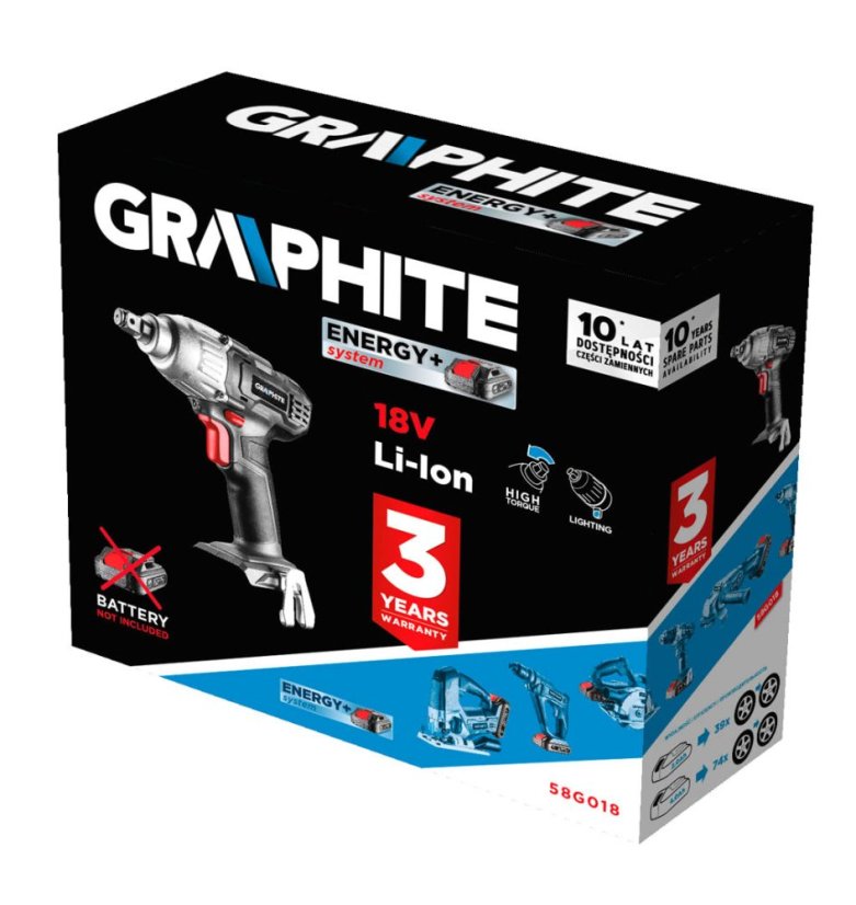 Akkuschlagschrauber Energy+ 18V, Li-Ion, ohne Akku 58G018