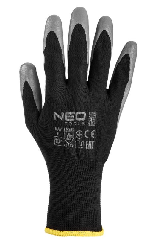 Arbeitshandschuhe, ntrylemx-beschichtetes Polyester, 4131X, Größe 10 97-647-10