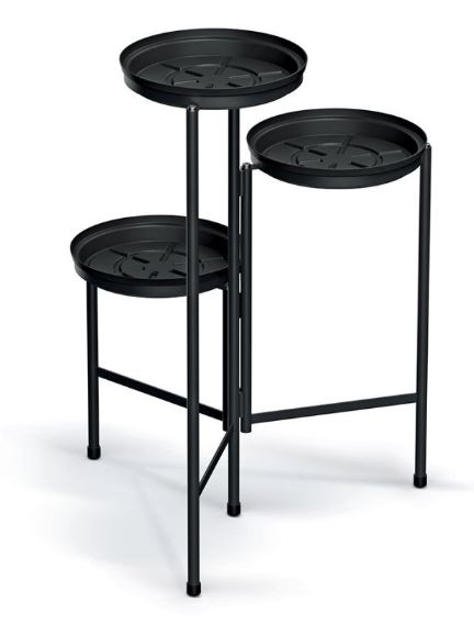 Podstavec na květináče TOL STAND černý 50cm