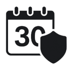 30 Tage Rückgabe ohne Fragen – zur Sicherheit bei der Bestellung (gilt nicht für Firmen)