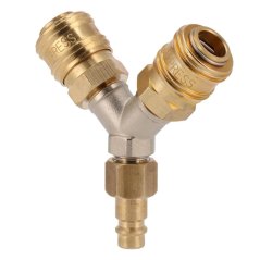 T-darab 1/4" Y gyorscsatlakozókkal Euro 4303042