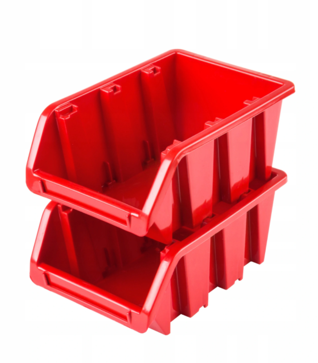 Zidna ploča za alat 39x39cm + 9 kutija RED