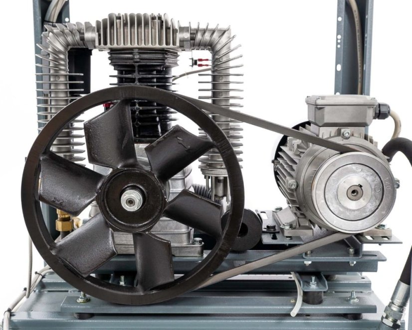 Csendes kétdugattyús kompresszor APZ 900+ 10 bar 7,5 LE/5,5 kW 400V 665 l/min 3 l - csillag-delta csatlakozás 34650-S