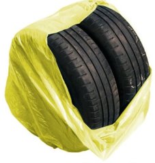 Чанти за гуми 100x100cm 35 um 20pcs yellow