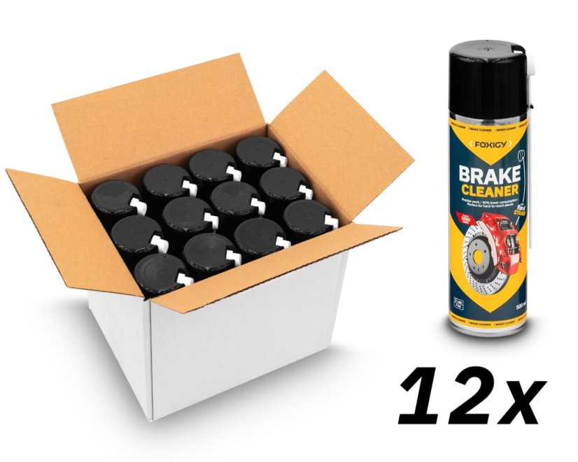 Čistač kočnica 500ml fleksibilna šprica pakiranje od 12 kom Foxigy
