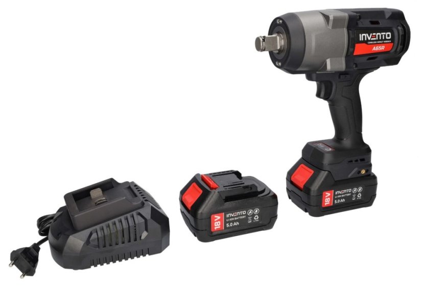 Akkuschlagschrauber 18V 1980 Nm + 2x4.0 Ah Akku A65R 3/4"