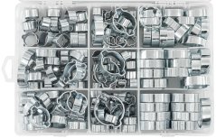 Sada deformačních hadicových spon 175ks