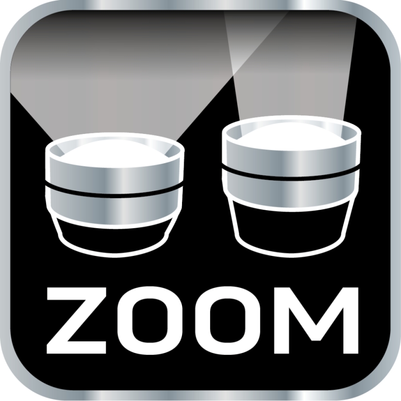 Aluminium-Taschenlampe 200 Lumen, Zoom, IPX7, 3xAAA 99-101