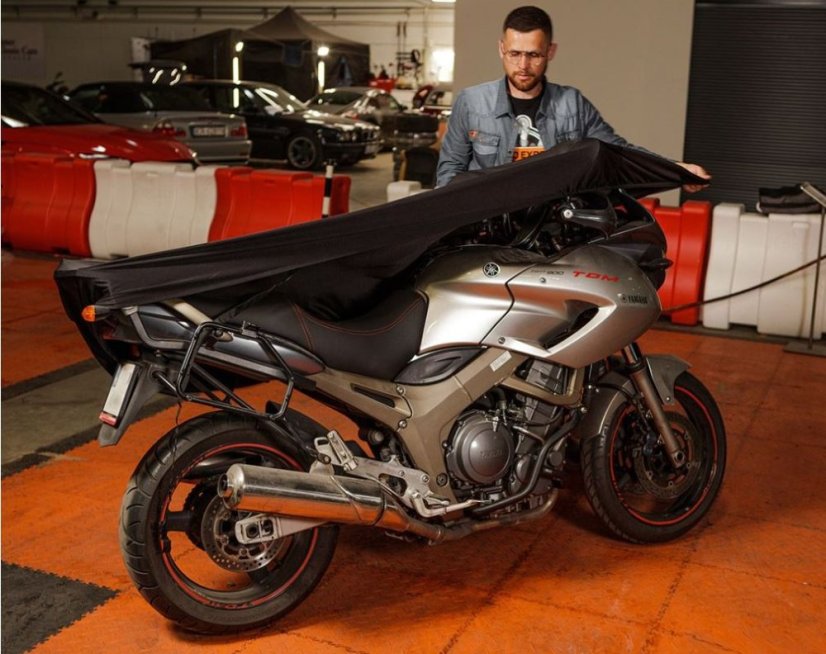 Motortakaró ponyva beltéri 220x105x130 cm 10-472