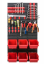 Стена за инструменти 78x39 см + 6 кутии RED