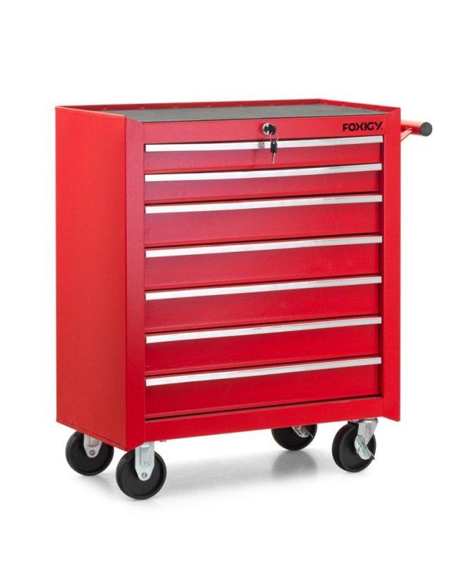 Radionička kolica Foxigy, 7 ladica, bez alata