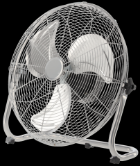 Bodenventilator 50cm 70W Silber