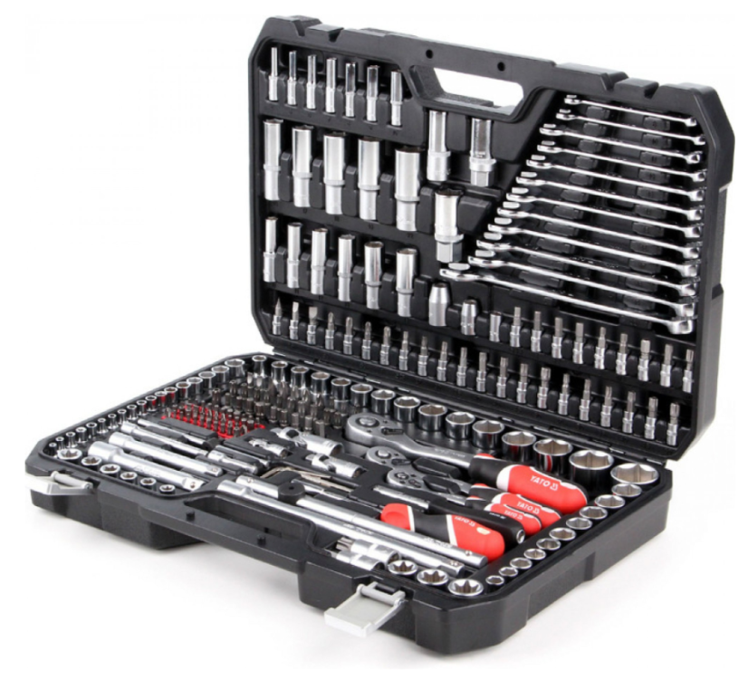 Gola-Satz 216-teilig 1/4", 3/8", 1/2" YT-38841