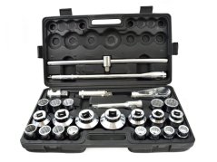 Set / trusă chei tubulare 3/4", 26 piese (21–65 mm), Cr‑V – Geko G10114