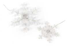 Světelný řetěz 156LED 5m teplý bílý Snowflakes