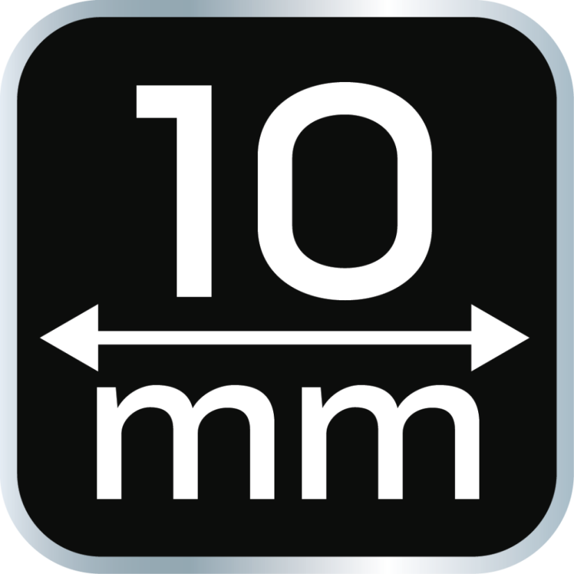 Sekáč 10 mm, CRV, 2-složková rukojeť 37-910