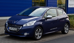 Cotieră Peugeot 208 - Armster 2, negru, piele ecologică