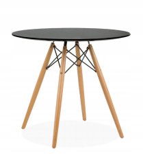 Kör asztal ANELLO Black 60 cm