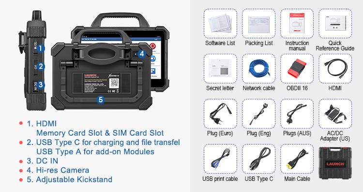 Autodiagnostika LAUNCH X431 PAD VII Elite 2026 CZ