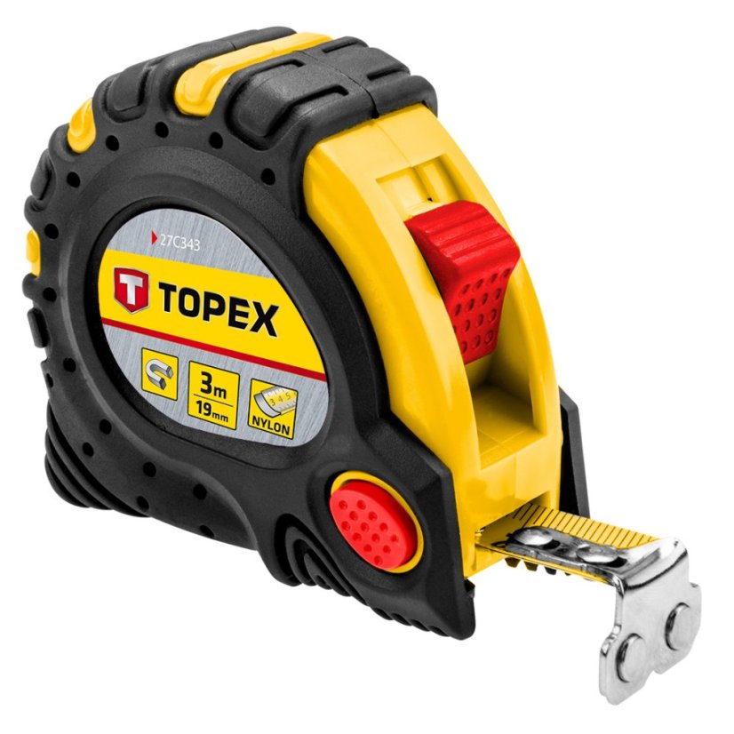 Mjerna traka, čelična 3 m x 19 mm s magnetom 27C343