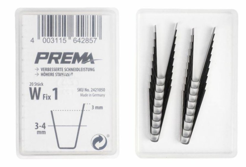 Nož za rezanje W Fix 1, za PREMA rezač uzoraka 3-4 mm, 20 KOM.