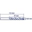 Baildon fúrószár DIN 338 RN 10 mm, HSS TiN (S), 133-87 mm (3 hornyos szár) 71110003