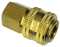 Gyorscsatlakozó 3/8" sárgaréz anya - belső menet