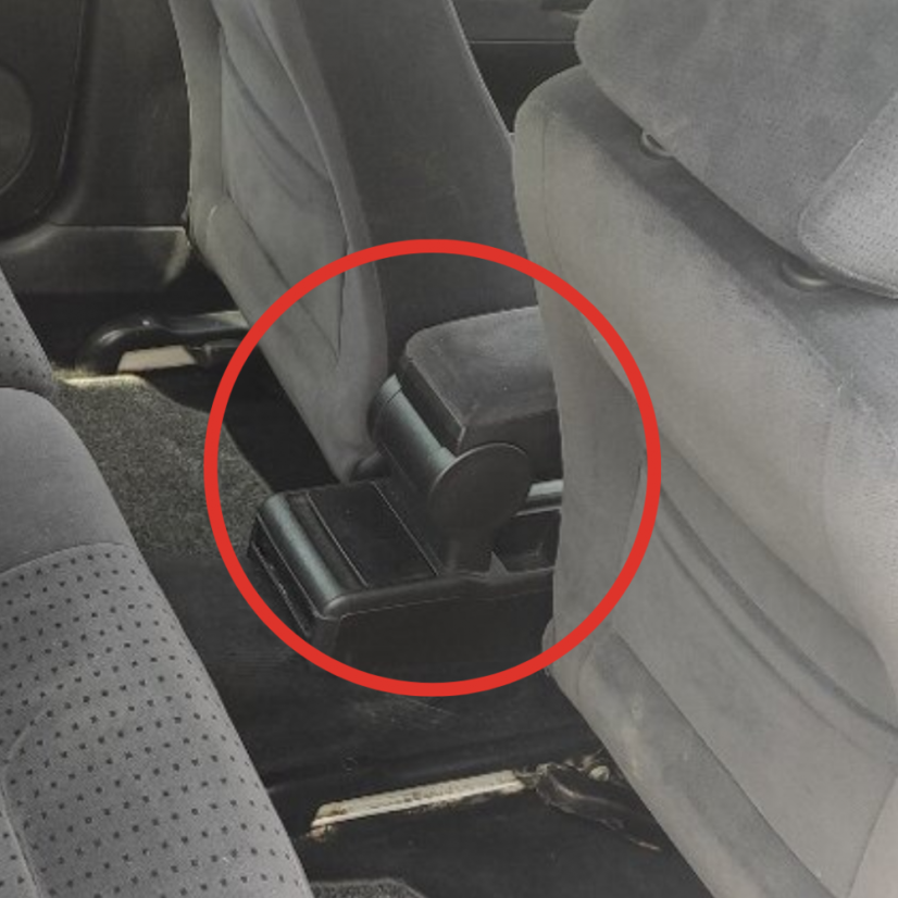 Könyöktámasz VW PASSAT B5 - fém adapter, fekete, textil borítás