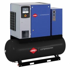 Skrutkový kompresor APS 10DD IVR Combi Dry 12.5 bar 10 HP/7.5 kW 270-1260 l/min 500 l 36212-DD