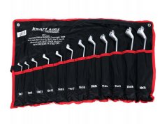 Očkové klíče v textilním obalu 6-32 mm, sada 12ks KD10939