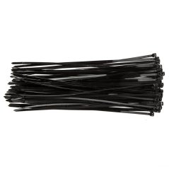 Spannbänder 4,8 x 300 mm, schwarz 75 Stück 44E980