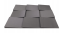 Akustický panel 3D zkosený 50x50cm, tloušťka 5cm, tmavě šedý