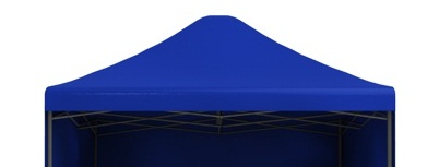 Zeltdach blau 2,5 x 2,5 m SQ/HQ/EXQ