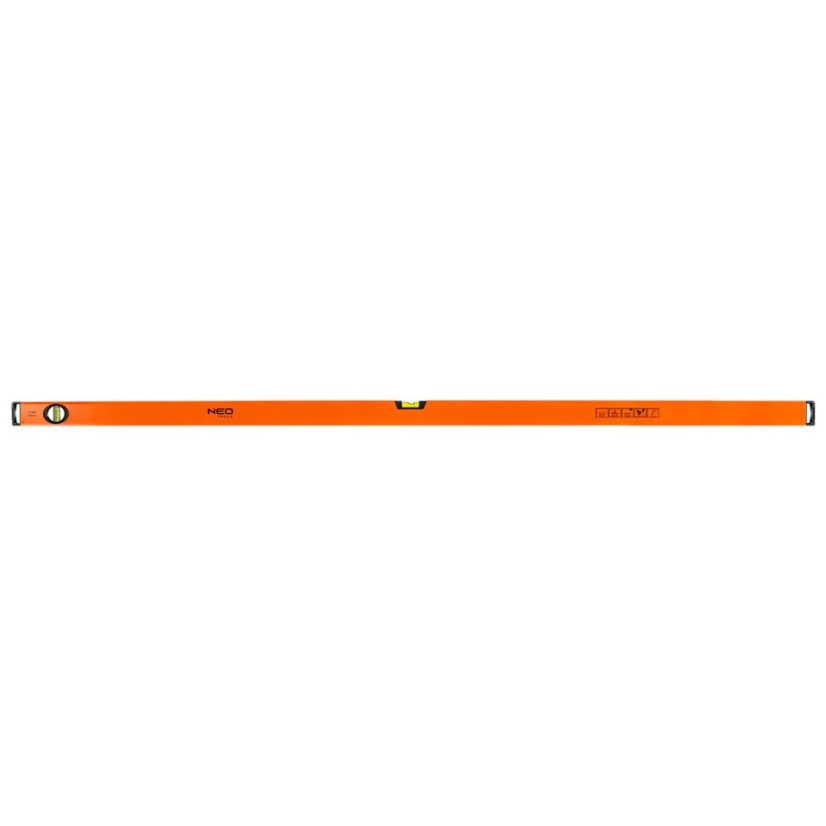 Aluminium-Wasserwaage, 2 Wasserwaagen, gefräste Bodenfläche, 150 cm 71-086