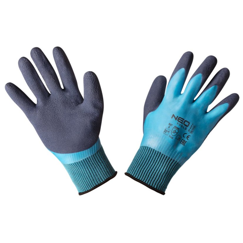 Arbeitshandschuhe, latexbeschichtetes Polyester (2 Schichten), 3141X, Größe 11 97-643-11