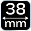 Sekáč 38 mm, CRV, dřevěná rukojeť 37-838