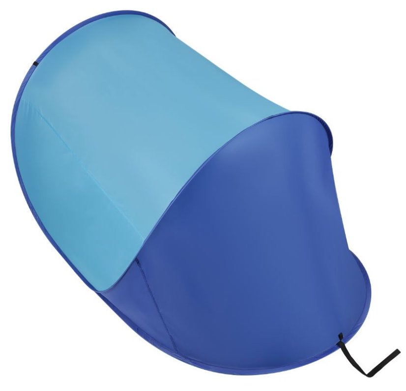 Samosklopivi plažni šator 200x120x110/90 cm tamnoplavi
