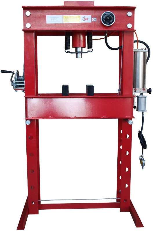 Hydraulický lis 50T - hydraulicko-pneumatická pumpa