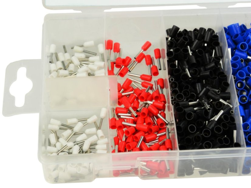 Réz kábel csatlakozó és kábelvég szett - 685 db