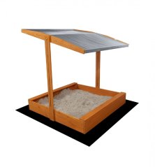 Pieskovisko 120cm so strieškou impregnované + agrotextília