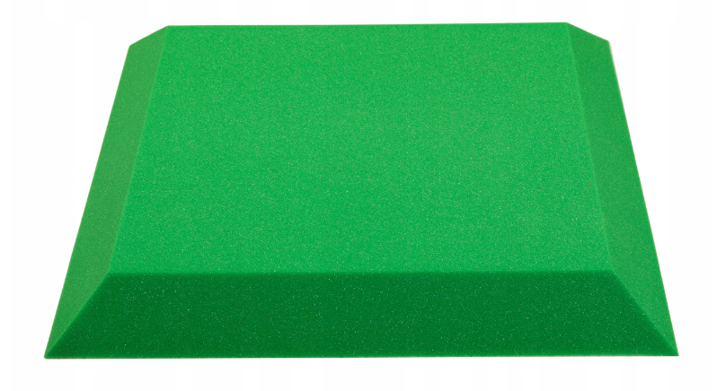 Akustična trapezna ploča 50x50 cm, debljina 5 cm, tamnozelena