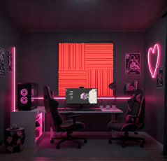 Akustična ploča Equalizer 50x50 cm, debljina 7 cm, narančasta