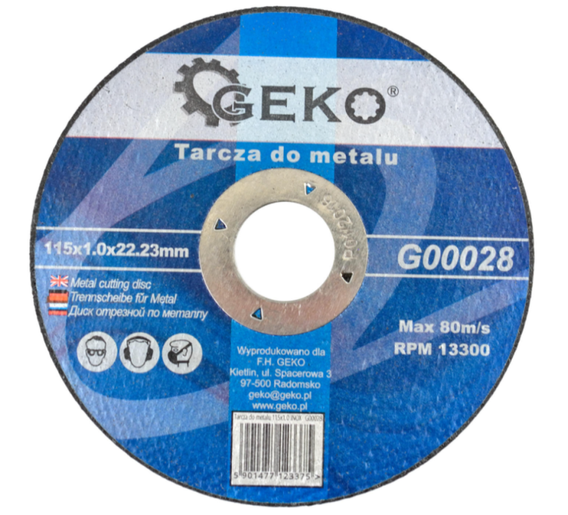 Trennscheibe für Eisen 115x1,0mm G00028