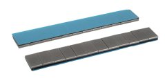 ALU SLIM - FE 12 x 5g ljepljivi kotačić uteg kvadrat - ugljen siva 50 kom