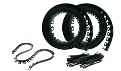 Bordură din plastic 40mm 20m cu știfturi Elasteo